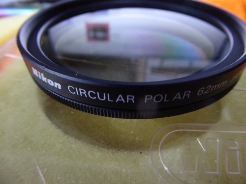 GENUINE NIKON CIRCULAR POLAR 62mm GLASS FILTER ORIGINAL CASE unmarked polariser - Picture 3 of 5