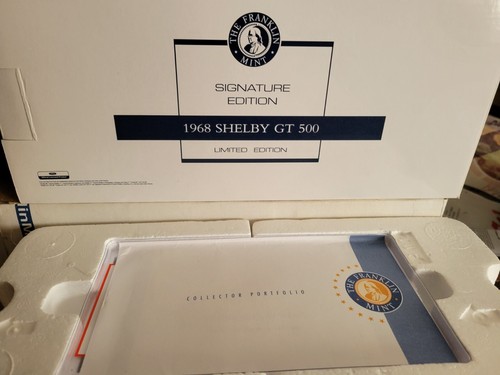 BRAND NEW FRANKLIN MINT 1968 AUTOGRAGHED SHELBY GREEN - Picture 3 of 3