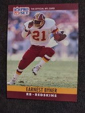 1990 Pro Set Earnest Byner Washington Redskins #320 Football Card