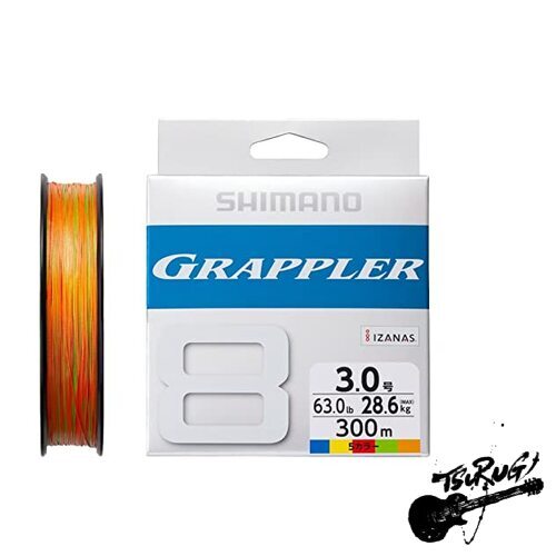 Shimano Grappler PE 8 (5 Farben) Offshore Casting Jigging Nr. 3 / 63lb (28,6kg) - Bild 1 von 1