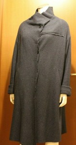 Misto Lana Oversize Size L Cappotto Blu Moyuru Effetto Bouclè RWqZUaXnp