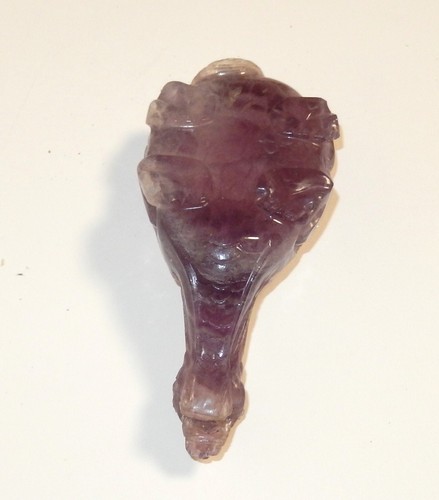 RARE TRANSLUCENT AMETHYST DRAGON PIN TRAY PLATE - Picture 4 of 4