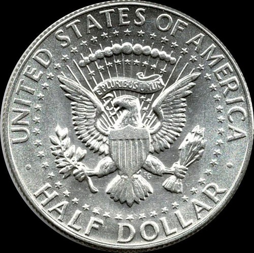 A 1967 P Kennedy Half Dollar 40% SILVER US Mint "Circulated" - Picture 8 of 11
