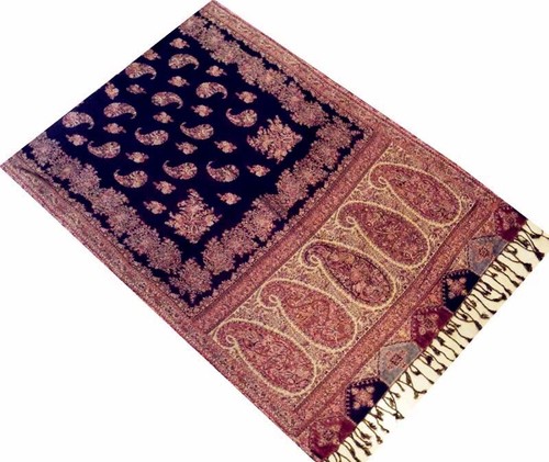 Womens Lady Winter Warm Paisley Neck Warm Silk Shawl Scarf Wrap Stole Pashmina - Picture 5 of 6