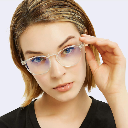 Blue Light Blocking Glasses Women/Men,Retro round anti Eyestrain Computer Gaming - Picture 2 of 12