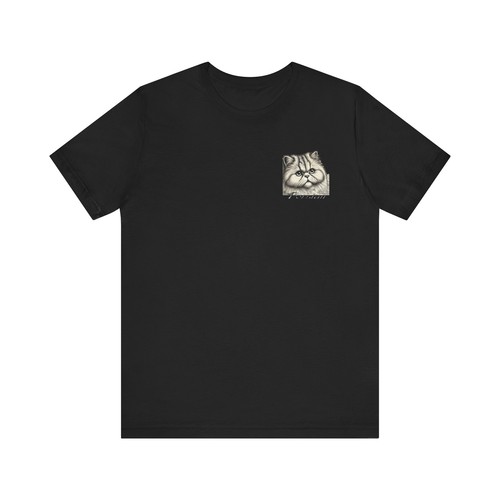 Persian Cat Design Unisex Jersey T-Shirt - Perfekt für Perserkatzenliebhaber - Bild 6 von 13