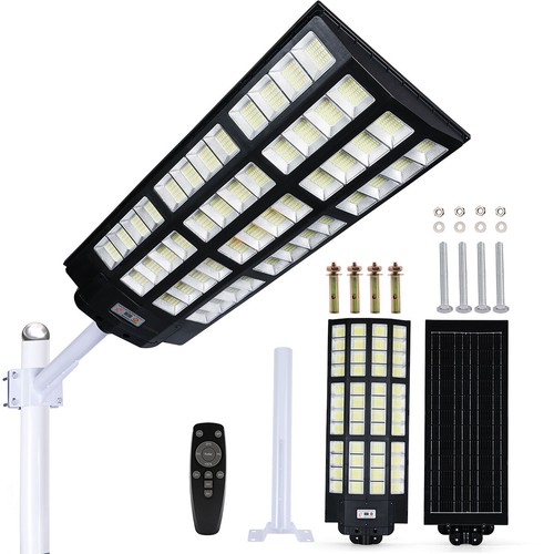 Commercial 99000000LM LED Outdoor Dusk To Dawn Solar Street Light Road Area Lamp - Picture 30 of 70