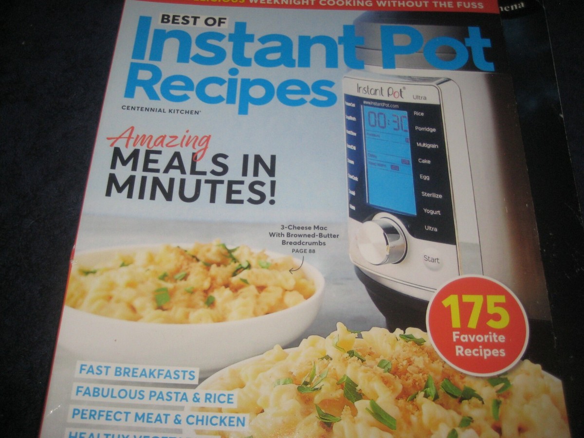 Instant Pot Recipes Magazine 175 Favorite Recipes new best of eBay