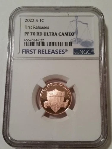 2022 S Lincoln Shield Cent Proof PF70 RED UC NGC First Releases
