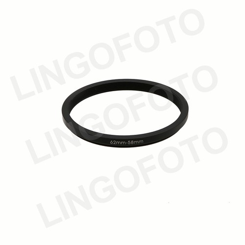 62mm to 58mm 62-58 Step Down Filter Ring Adapter 62mm-58mm 62-58mm Black - Picture 3 of 11