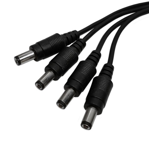 10 Pack - 4 Way Channel DC Power Splitter Adapter Cable for CCTV Security Camera - Picture 4 of 9