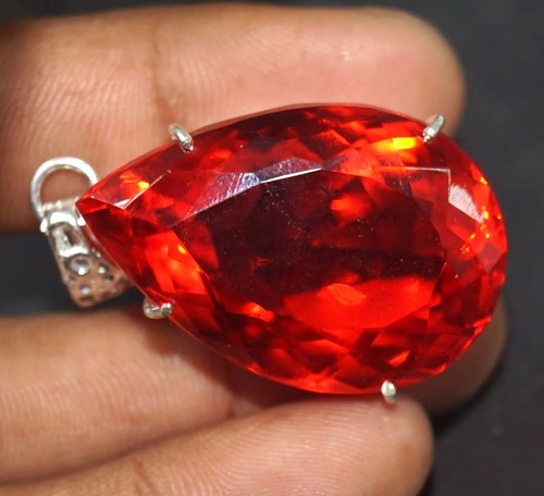 Certified Natural Opal Oval Cut 925 Solid Silver 95.8 Ct+ Pendant Loose Gemstone - Picture 6 of 6