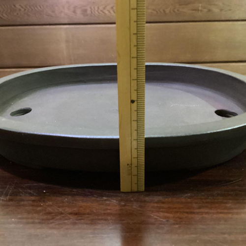 rare Medium 21cm " 山秋 " Yamaaki Traditional Tokoname japanese bonsai pot Japan - Picture 16 of 18