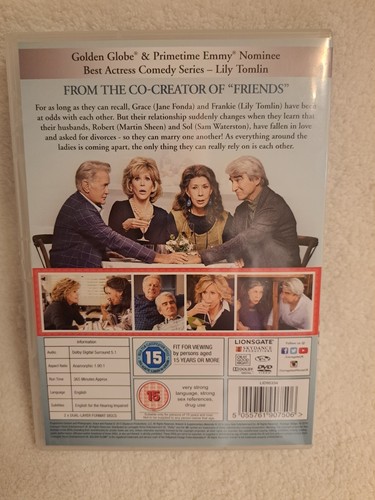 GRACE AND FRANKIE: JANE FONDA ( SEASON 1 DVD LIKE NEW) - Picture 2 of 2