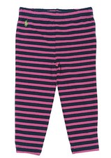 Ralph Lauren Pink Striped Leggings Big Girls Youth Medium 8-10 