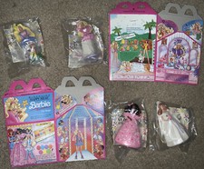 Happy Meal Cartons 2  Barbie Toys 4 Of 8 McDonald  s, 1991 SEALED