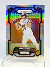 2023 Panini Prizm Sam Howell Silver Prizm #300 Washington Commanders