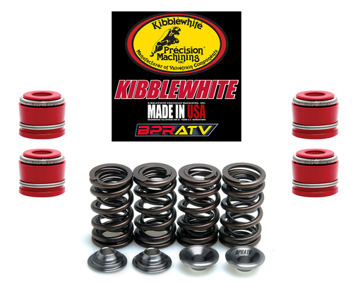 Suzuki LTR450 LTR 450 Kibblewhite Race Titanium Valves Spring Kit KPMI Red Seals - Picture 6 of 24