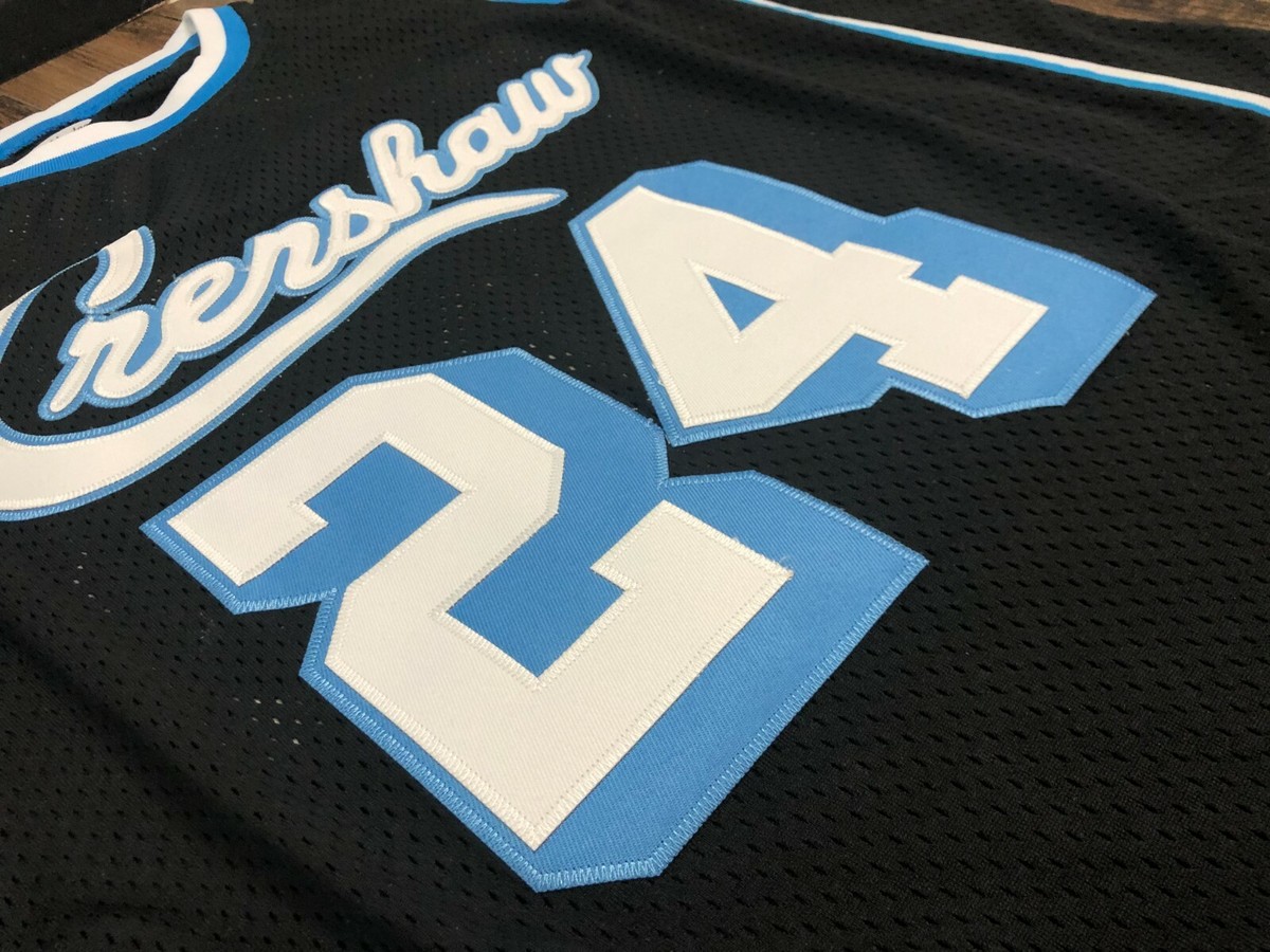 NEW Kobe Bryant #24 LA Crenshaw Black Basketball Jersey by NEW Kobe Bryant #24 LA Crenshaw Black Basketball Jersey by