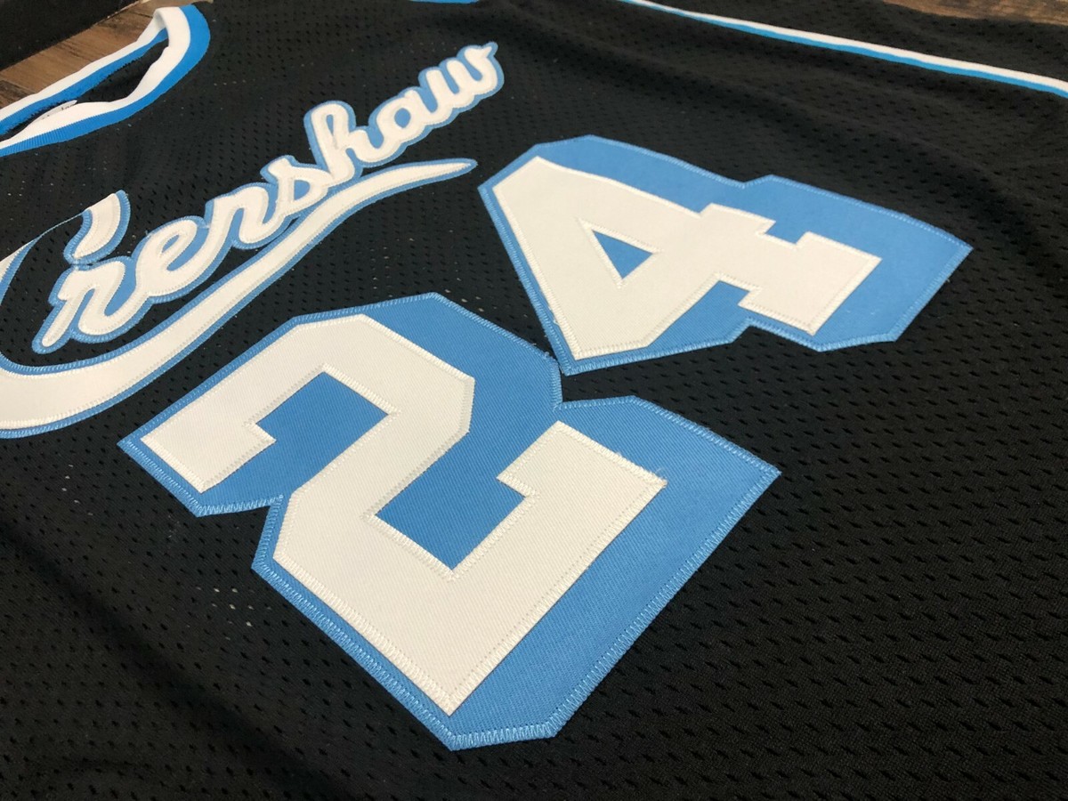 NEW Kobe Bryant #24 LA Crenshaw Black Basketball Jersey by Headgear  Classics