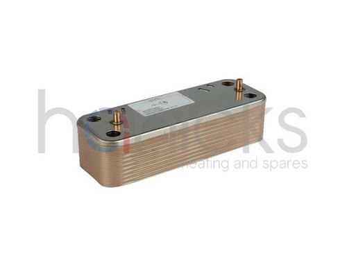 Intercambiador de calor Baxi Combi 105E, 105HE 16 placas DHW 7225723 248048 genuino *NUEVO* - Imagen 8 de 8