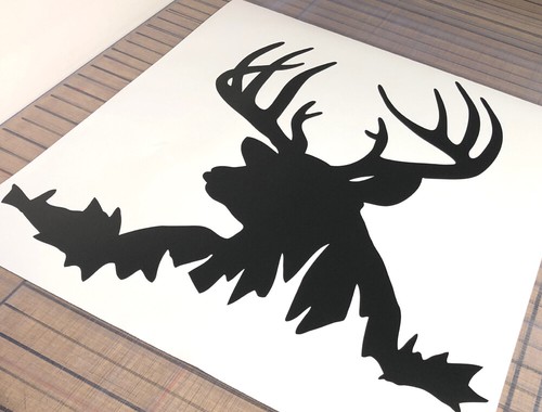 Deer head wall sticker | Stag wall decal | Hunting wall art | Deer wall sticker - Picture 2 of 5
