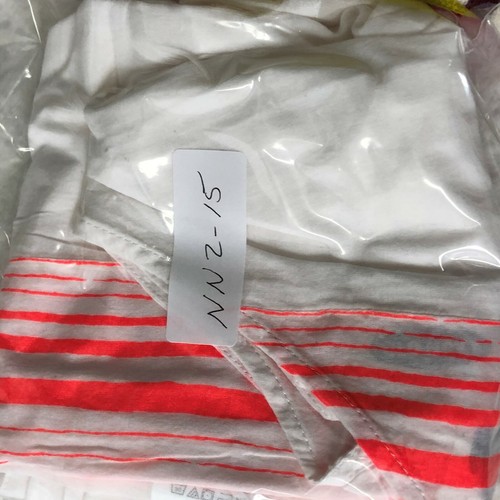 Old Navy Women XXL Blouse Tunic Sleeveless Striped Orange V-Neck White - Picture 8 of 8