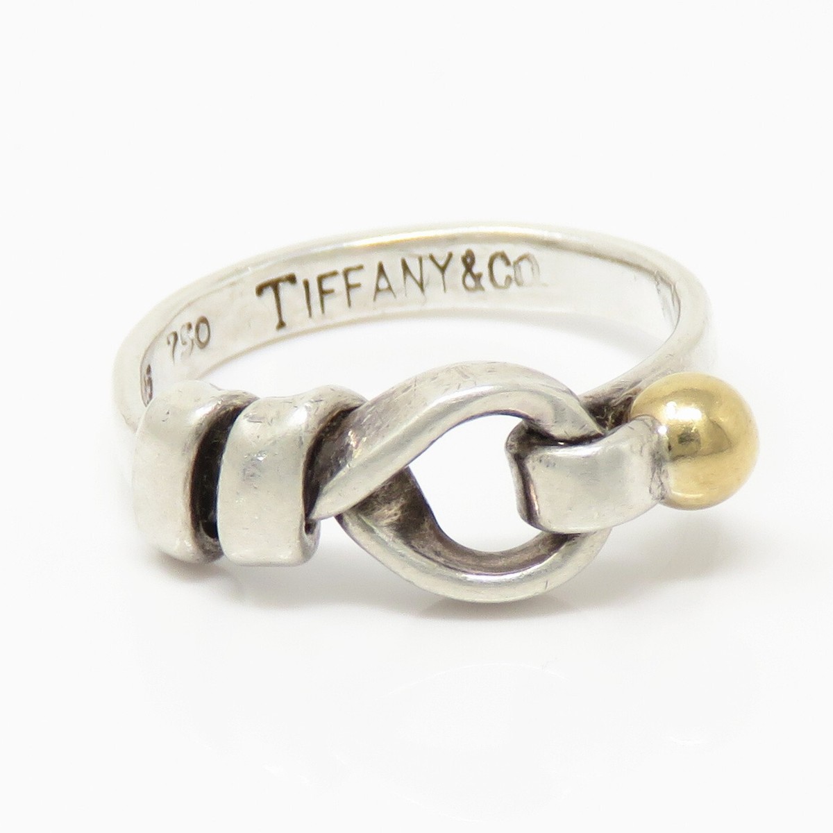 アクセサリー Tiffany & Co SV925 K18 Rope Design Ring Tiffany & Co SV925 K18 Rope Design Ring
