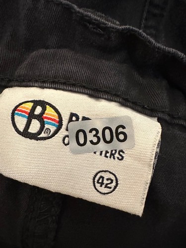 Pantalones Cortos Utilitarios BEACH OUTFITTERS Negros Desteñidos 42 Cintura Elástica *CALCE CEÑIDO* Grunge - Imagen 10 de 10