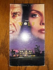Wolf (VHS, 1994) Jack Nicholson Michelle Pfeiffer Classic Werewolf Horror!
