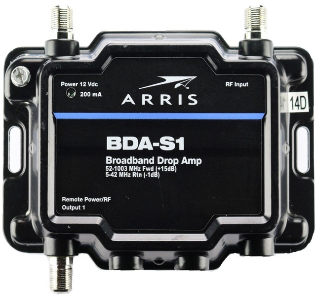 Arris Signal Booster Broadband Drop Amp 1Port Cable Amplifier Kit eBay
