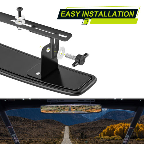 Espejo retrovisor convexo WSAY vista lateral + central para Can Am Defender HD5/HD8/HD10 Max - Imagen 2 de 11