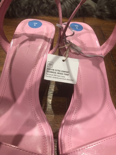 Bershka High Heel Ankle Strap Sandals Bright Pink UK 8⭐️⭐️⭐️⭐️⭐️ - Picture 20 of 20