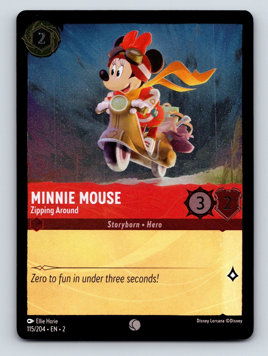 Basic Minnie Mouse HP 3 Zipping Around Hero Rarity Red