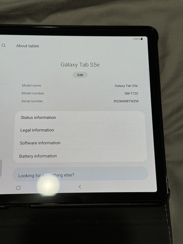 Samsung Galaxy Tab S5e SM-T720 64GB, Wi-Fi, 10.5in - Silver - Picture 9 of 11