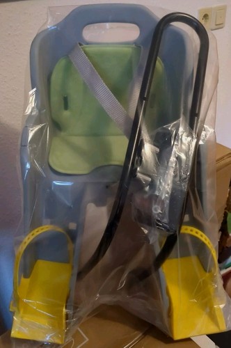 Dieffe Kinder - Fahrradsitz (Grau) Mit Rahmenhalterung