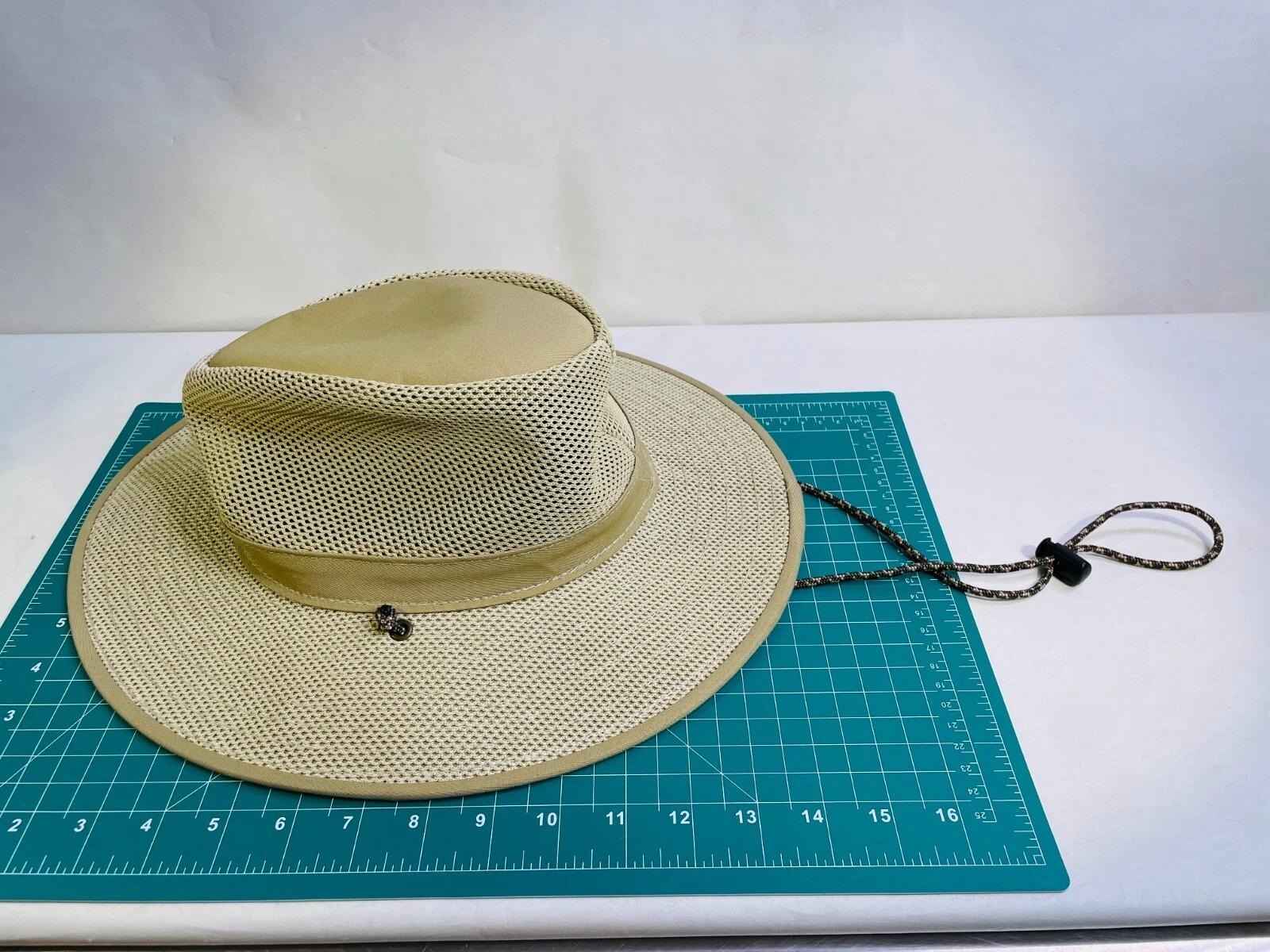 HENSCHEL HAT Co Mens M River Guide Hat Beige Mesh Breathable Outdoor Sun UV