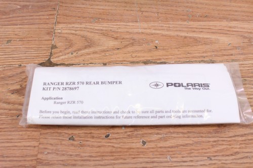 NOS Polaris Rear Steel Deluxe Brushguard Bumper Fits 2012-2020 S RZR 570 2878697 - Picture 2 of 16