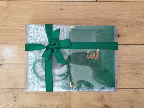 Geschenk Plastikbox inklusive Gebet Matte Teppich Jannamaz & Tasbeeh & Yassin Koran £30 - Bild 18 von 43