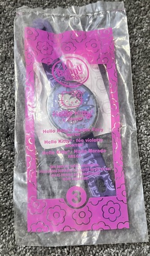 Mcdonalds 2008 Happy Meal #3 Hello Kitty - Purple Fairy Watch SEALED!! NEU!! - Bild 1 von 3