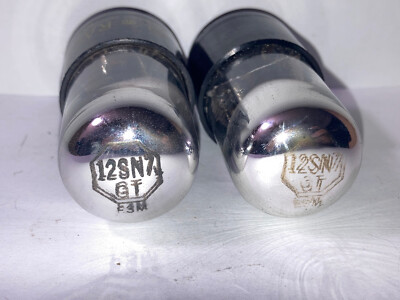 その他 1953 SYLVANIA 12SN7GT BAD BOY 1950's Sylvania 12SN7GT Bad Boy Tubes, Matched Pair, NOS