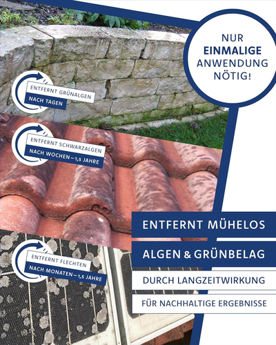 AGO Quart 1000 Grünbelagentferner 5 Liter - Chlor- Und Säurefrei / 1000 Qm Algen - Bild 4 von 8