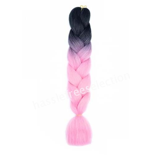 Jumbo Braiding Hair 60cm Hair Extensions Kanekalon Fiber Braid Synthetic Crochet - Picture 51 of 178