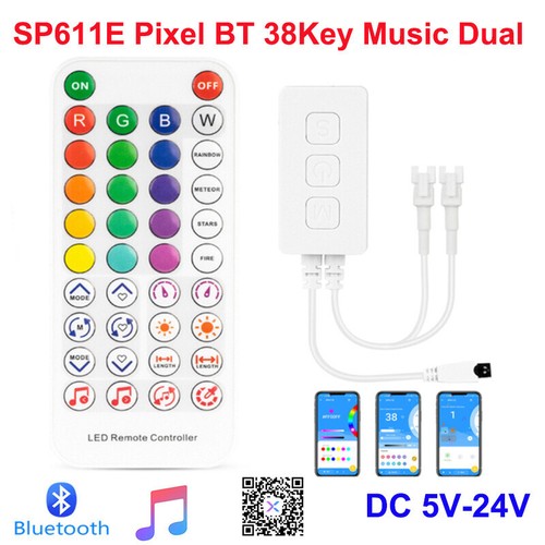 WS2812B Controller WiFi Music Bluetooth-App Built In Mic For WS2811 LED strip - Picture 21 of 25