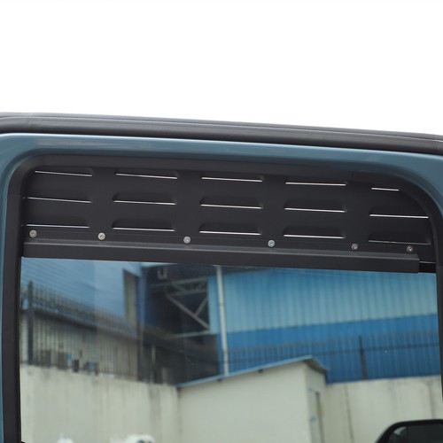Black Alloy Car Rear Window Ventilation Louvers Trim For Ford Maverick 2022-2024 - Picture 8 of 12