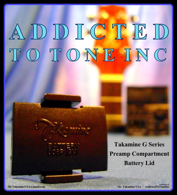 Takamine TK40 TK40B TK40D TP4T TP4TD TPE Guitar Preamp Battery Compartment Lid Takamine TK40 TK40B TK40D TP4T TP4TD TPE Guitar Preamp Battery Compartment Lid