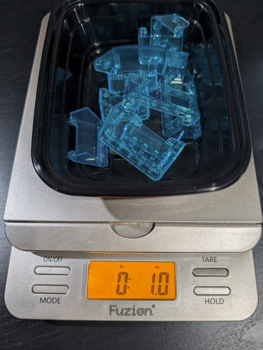 Lote de paneles de ventana azul claro transparente LEGO | 1 OZ | pantallas de vidrio azul claro - Imagen 5 de 5