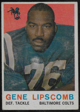 1959 Topps #36 Gene Lipscomb RC Baltimore Colts Excellent!