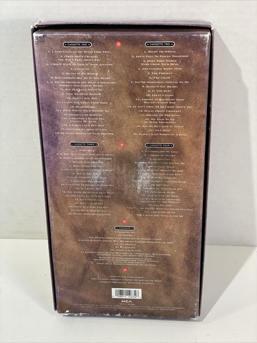 GEORGE STRAIT Strait Out Of The Box 4 CASSETTE TAPE Box Set & Book COUNTRY - Picture 2 of 12