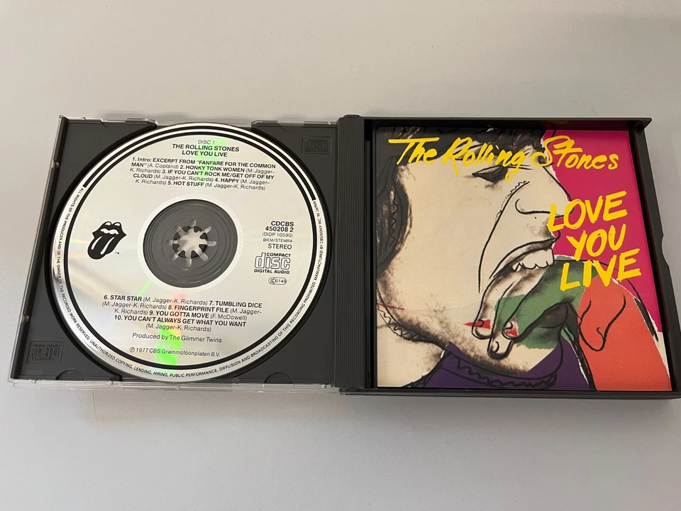 Rolling Stones - Love You Live -made in Japan- 2 CD´s © 1977/86 (CDCBS 450208 2) - Bild 3 von 4